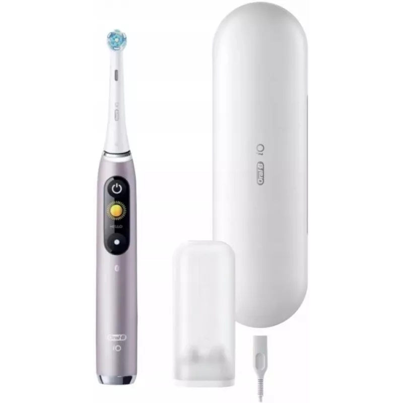 Oral-B iO9 Series 9 Cepillo de dientes eléctrico, rosé cuarzo