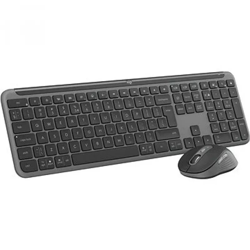Logitech MK950 Signature slim teclado ratón incluidos oficina RF Wireless + Bluetooth QWERTY US International grafito