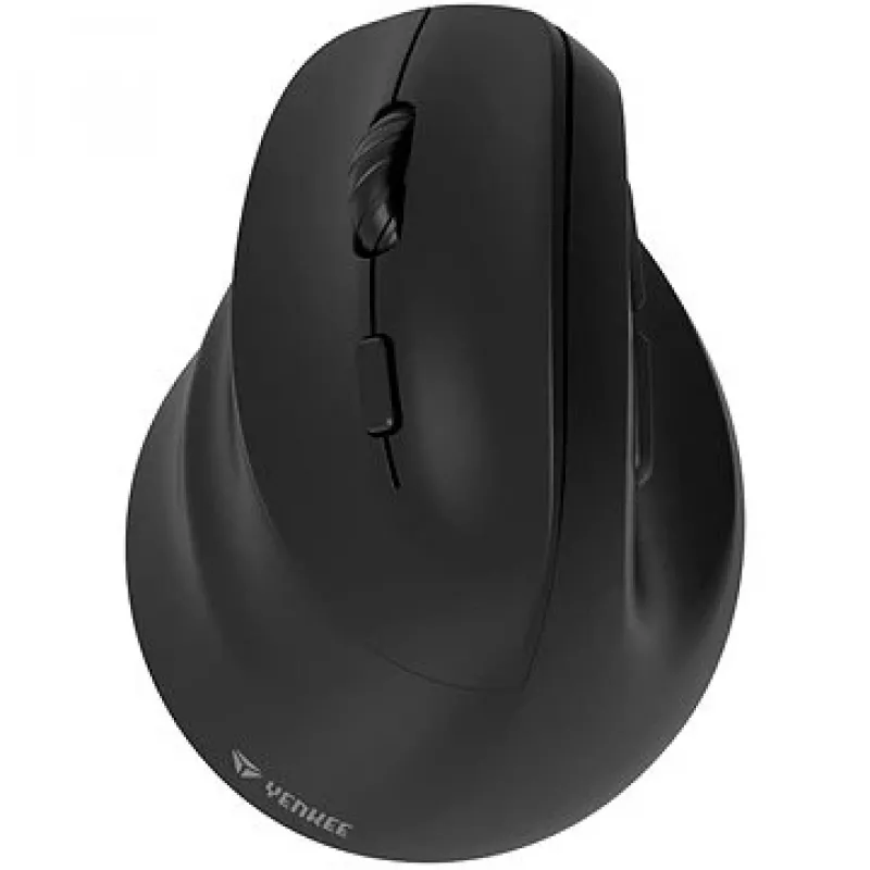 Ratón inalámbrico ergonómico para zurdos, Dual WL+BT batería