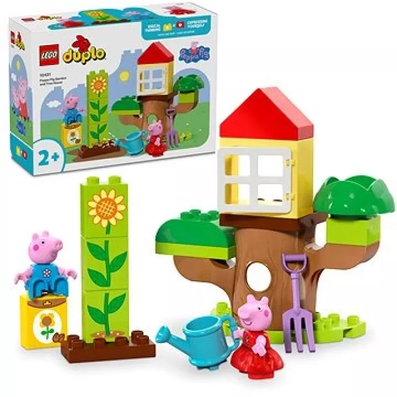 Lego 10431 Duplo Peppa Pig Jardín y casa del árbol set de juego