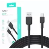 Cable USB-A a USB-C Aukey CB-NAC1, 1 m, nailon trenzado, USB PD 60 W, USB 2.0