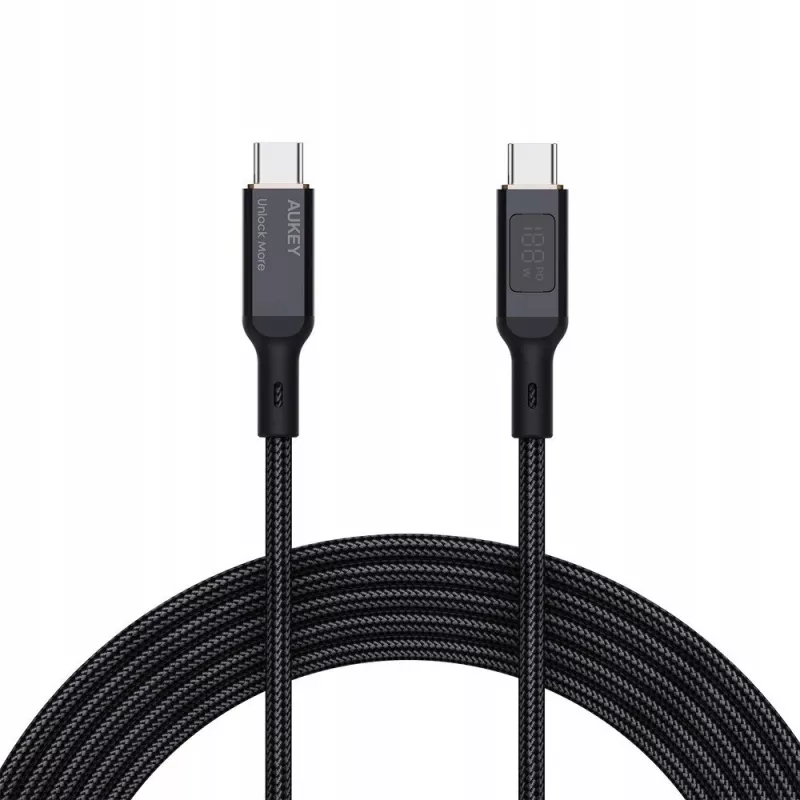 Cable USB AUKEY CB-MCC102 1,8 m USB-C Negro 480 Gbit/s