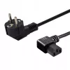 Cable de alimentación SAVIO CL-115 IEC C13 a conector macho, 1,2 m, negro