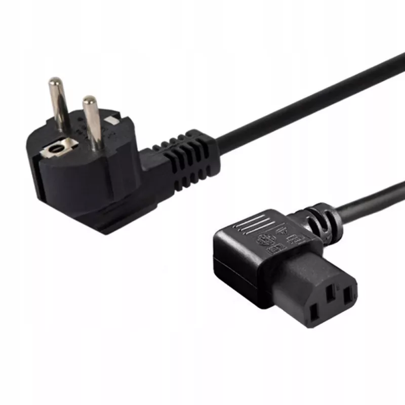 Cable de alimentación SAVIO CL-115 IEC C13 a conector macho, 1,2 m, negro