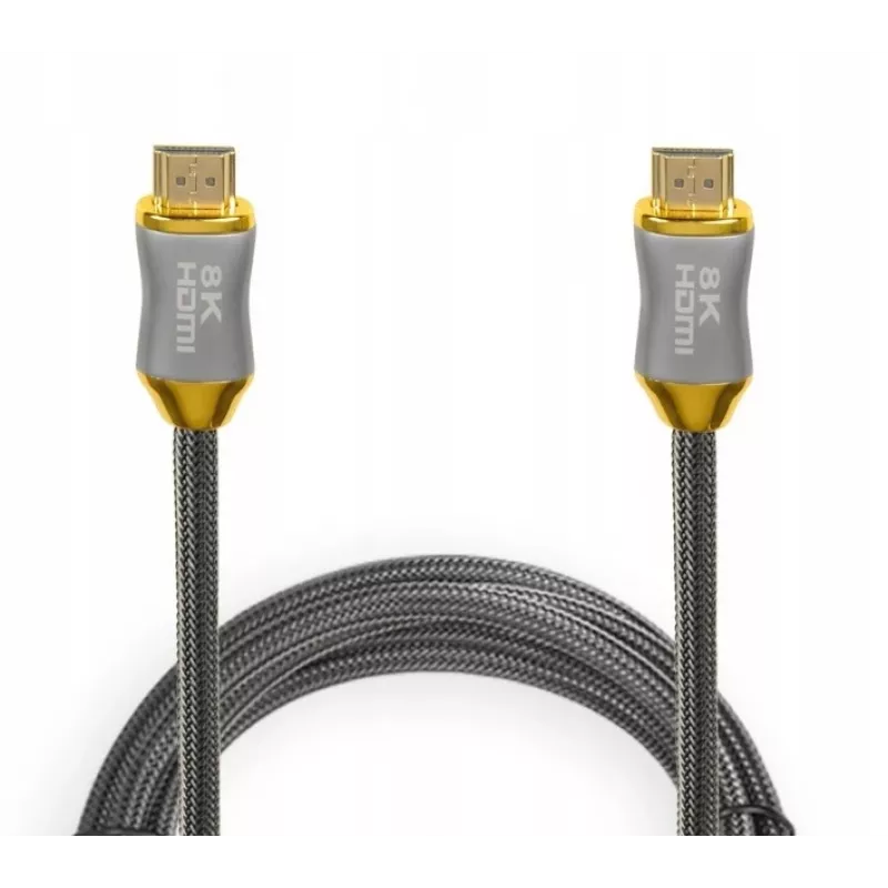 Cable HDMI IBOX HD08 2 m, HDMI Type-A macho-macho, HDMI 2.1, plateado
