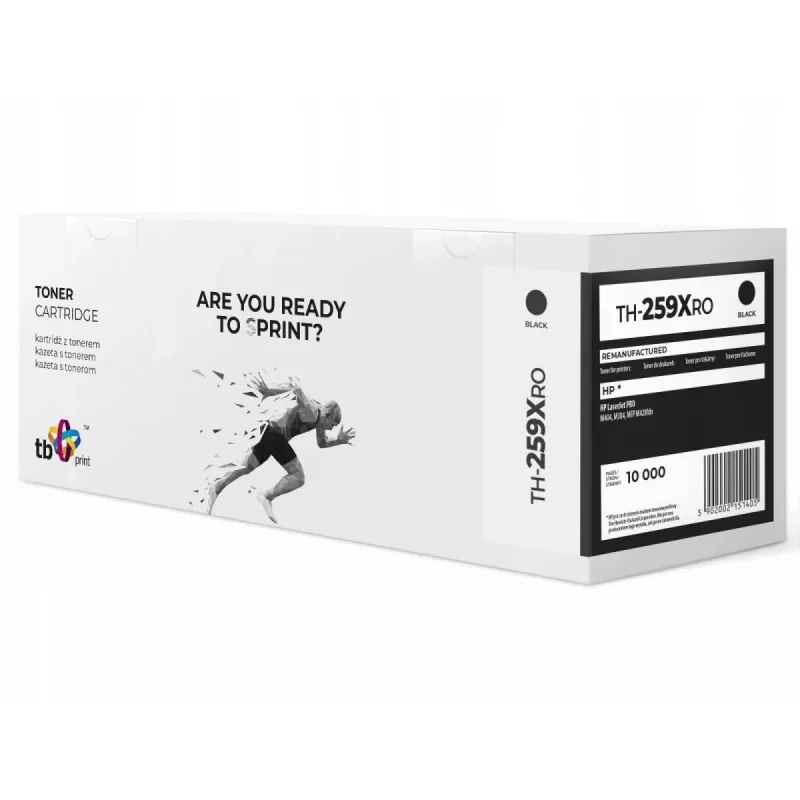 Tóner para HP LJ PRO M404 CF259X TH-259XRO remanufacturado negro