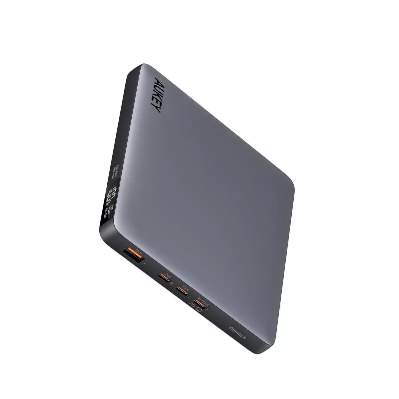 Batería externa para portátil AUKEY Sprint X 20000mAh 100W con PD3.0 - Gris