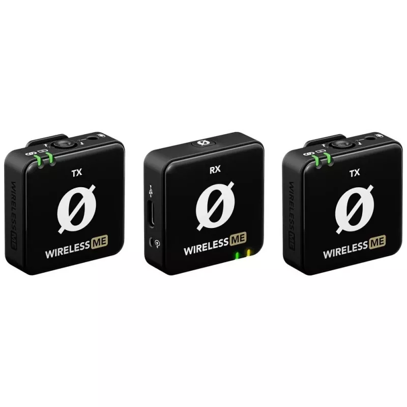 RØDE Wireless ME Dual - sistema de micrófono inalámbrico compacto con dos transmisores para grabaciones de dos canales