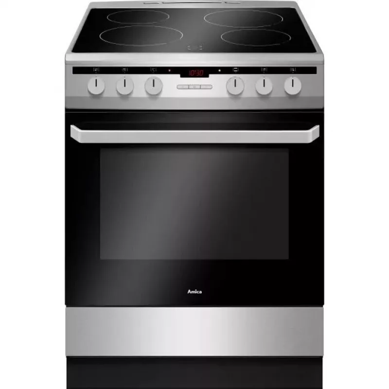 Cocina Amica 618CE3.333HTaQ (Xx), cocina eléctrica, vitrocerámica, 60 cm
