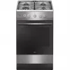 Cocina Amica, 57GGH4.23ZPF Xx, Gas, Extruido, Acero inoxidable, 50 cm