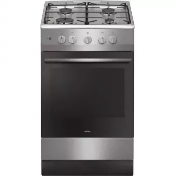 Cocina Amica, 57GGH4.23ZPF Xx, Gas, Extruido, Acero inoxidable, 50 cm