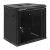Qoltec 54488 Armario rack de pared de 19 pulgadas, 12U, 600 x 635 x 450 mm, puerta perforada