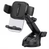 Soporte para salpicadero y parabrisas de coche USAMS ZJ072 ZJ072ZJ01 negro, soporte universal para dispositivos