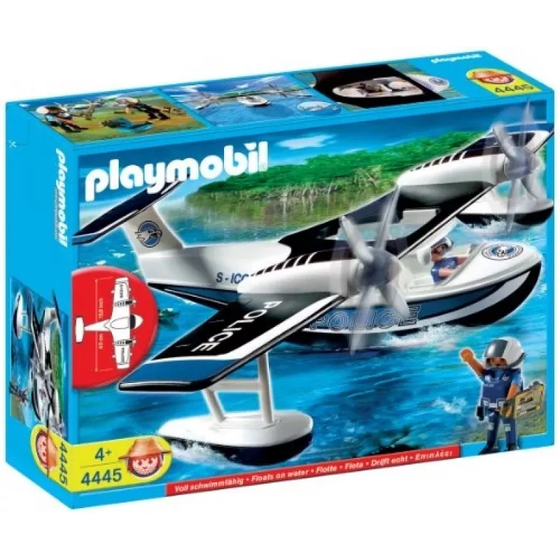 Set de figuras City Action 4445 hidroavión de policía
