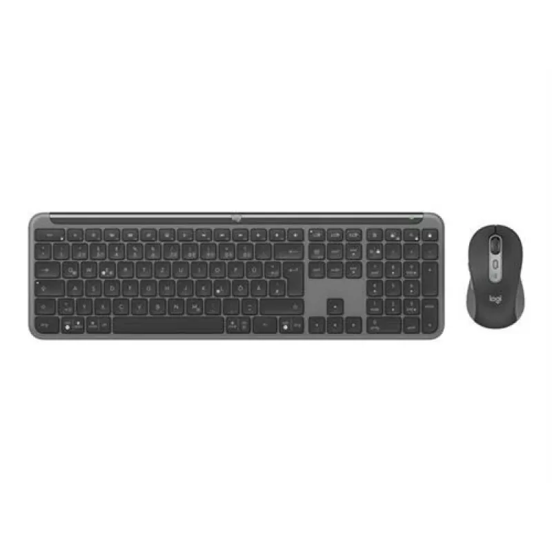 Logitech 920-012483 teclado ratón incluido Office RF Wireless + Bluetooth QWERTZ alemán Graphite