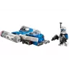 LEGO Star Wars Captain Rex Y-Wing Microfighter, pieza de coleccionista: juguete de nave espacial de las Guerras Clon con una minifigura de personaje para niños a partir de 6 años