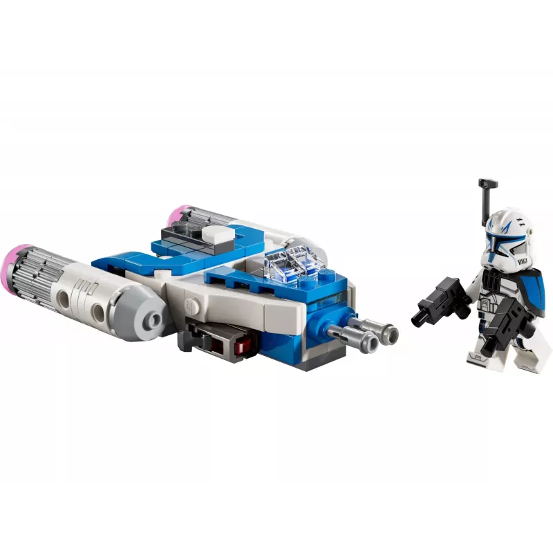 LEGO Star Wars Captain Rex Y-Wing Microfighter, pieza de coleccionista: juguete de nave espacial de las Guerras Clon con una minifigura de personaje para niños a partir de 6 años