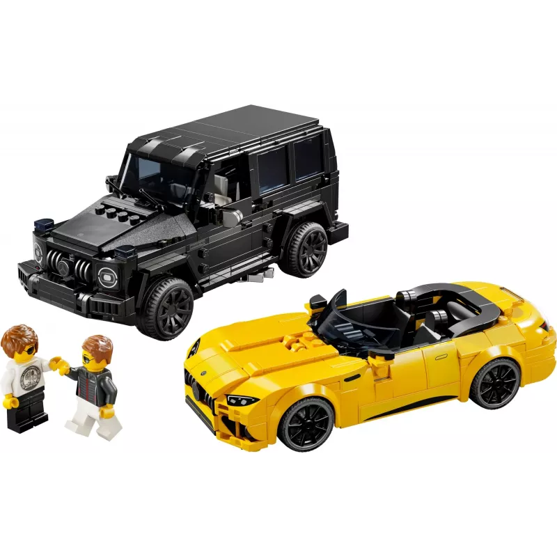 LEGO Speed Champions Mercedes-AMG G 63 y Mercedes-AMG SL 63 76924, Multi
