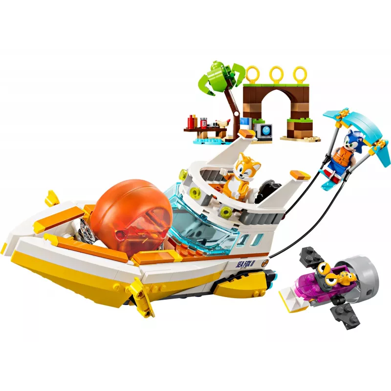LEGO Sonic the Hedgehog Barco de Aventura de Tails, set de juguete 76997