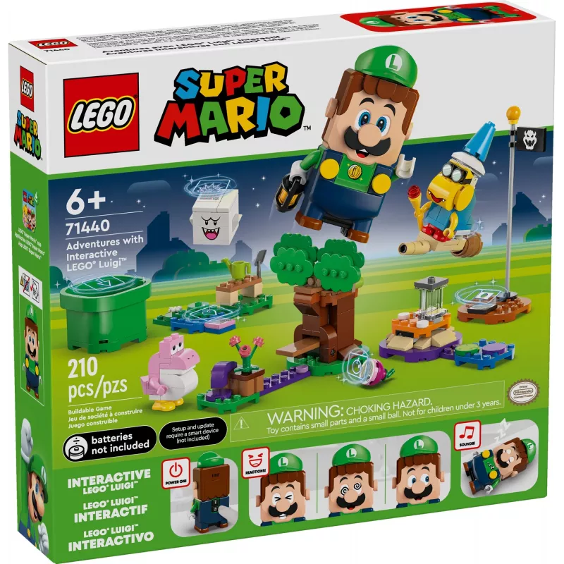 Set de construcción LEGO 71440 Super Mario figura interactiva de LEGO Luigi