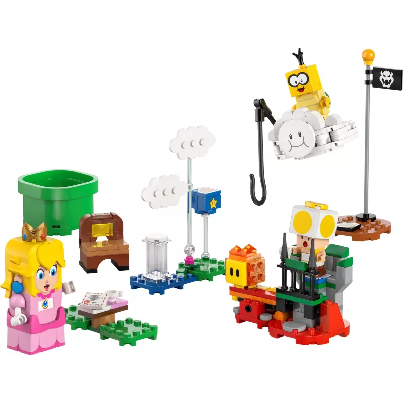 Juguete de construcción LEGO 71441 Super Mario set de figura interactiva de LEGO Peach, compatible con el sistema LEGO