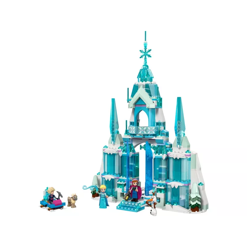 Juguete de construcción LEGO Disney Princess Palacio de Invierno de Elsa 43244 — set de construcción para juego imaginativo