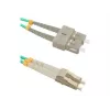 Cable de fibra óptica Qoltec 54348 1 m LC SC verde