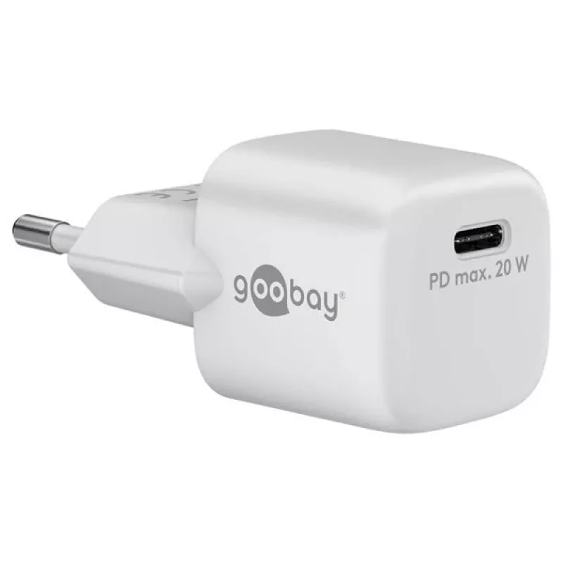 Goobay cargador rápido universal negro AC para interior 65403 USB Type-C 110-240V