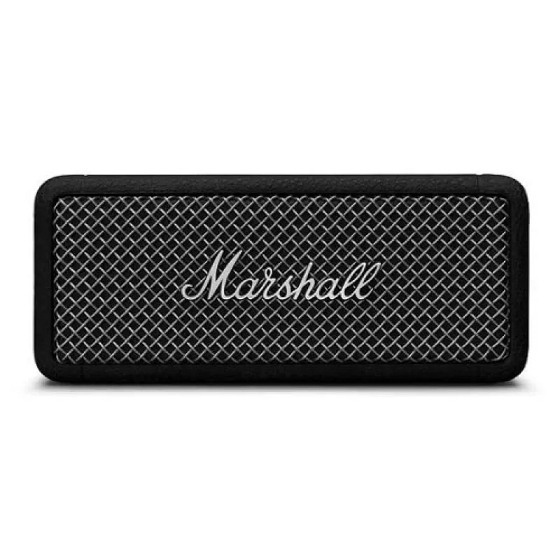 Altavoz Bluetooth portátil Marshall Emberton II negro Steel — diseño compacto, audio inalámbrico