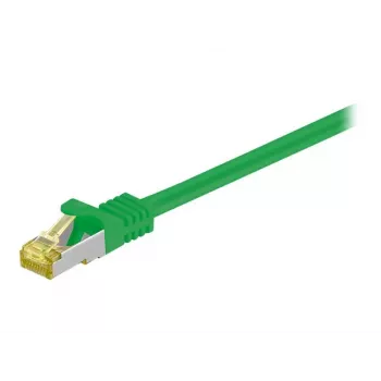 Cable bruto Wentronic RJ-45 Cat.7 0,25 m - RJ-45 - RJ-45 - macho/macho - dorado - cable bruto Cat.7 - S/FTP (S-STP) (91568)