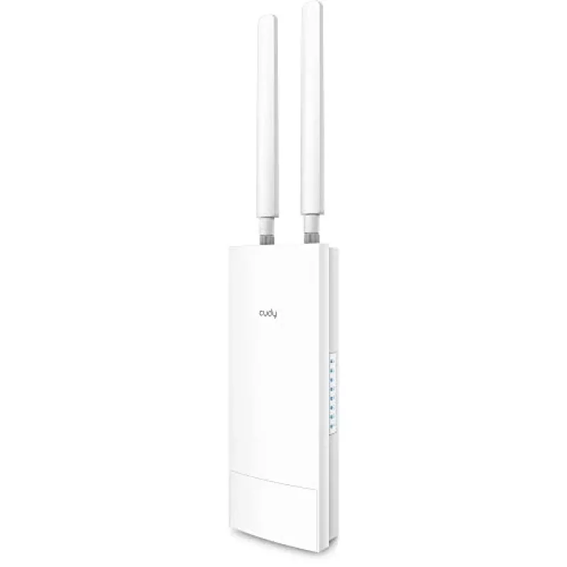 Punto de acceso Cudy AP1300 Outdoor — Doble banda 2,4/5 GHz, 300/867 Mbit/s, IP65, PoE, 2 antenas externas RP‑SMA