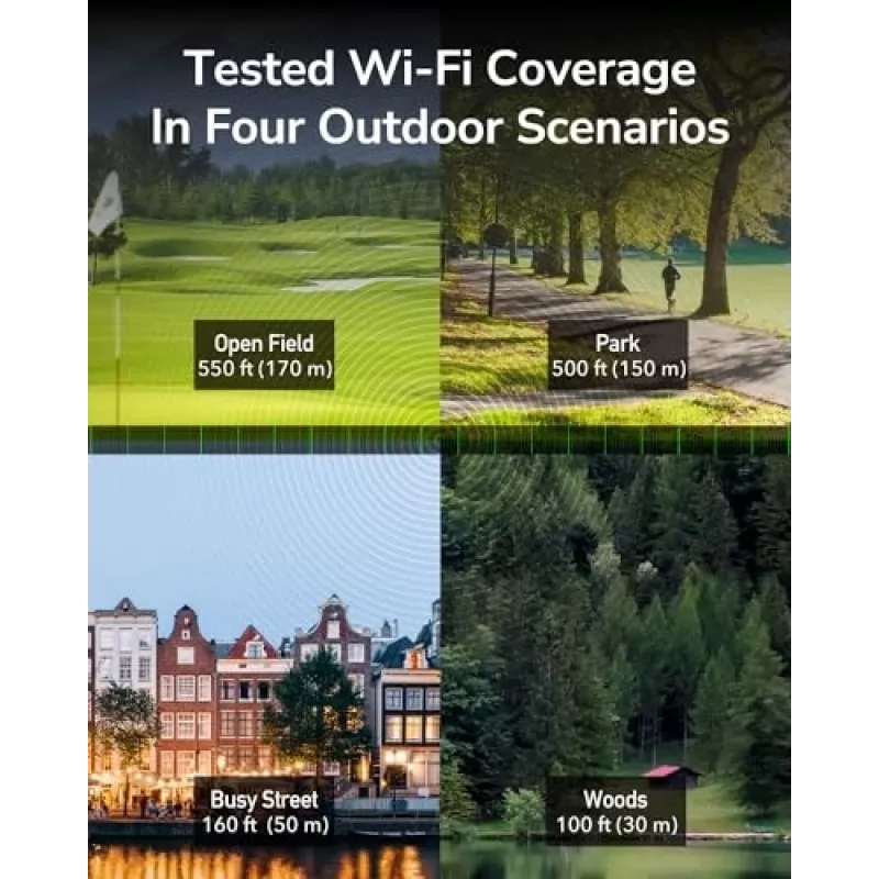 Punto de acceso Cudy AP1300 Outdoor — Doble banda 2,4/5 GHz, 300/867 Mbit/s, IP65, PoE, 2 antenas externas RP‑SMA