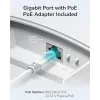 Punto de acceso Cudy AP1300 Outdoor — Doble banda 2,4/5 GHz, 300/867 Mbit/s, IP65, PoE, 2 antenas externas RP‑SMA