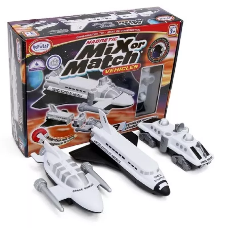 Set de vehículos Popular Playthings Mix or Match Vehicles Space