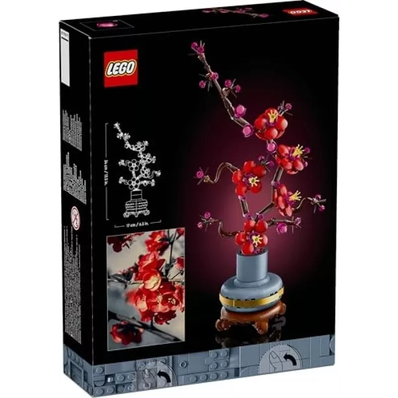 LEGO Icons set de decoración de flores de ciruelo 10369, multicolor