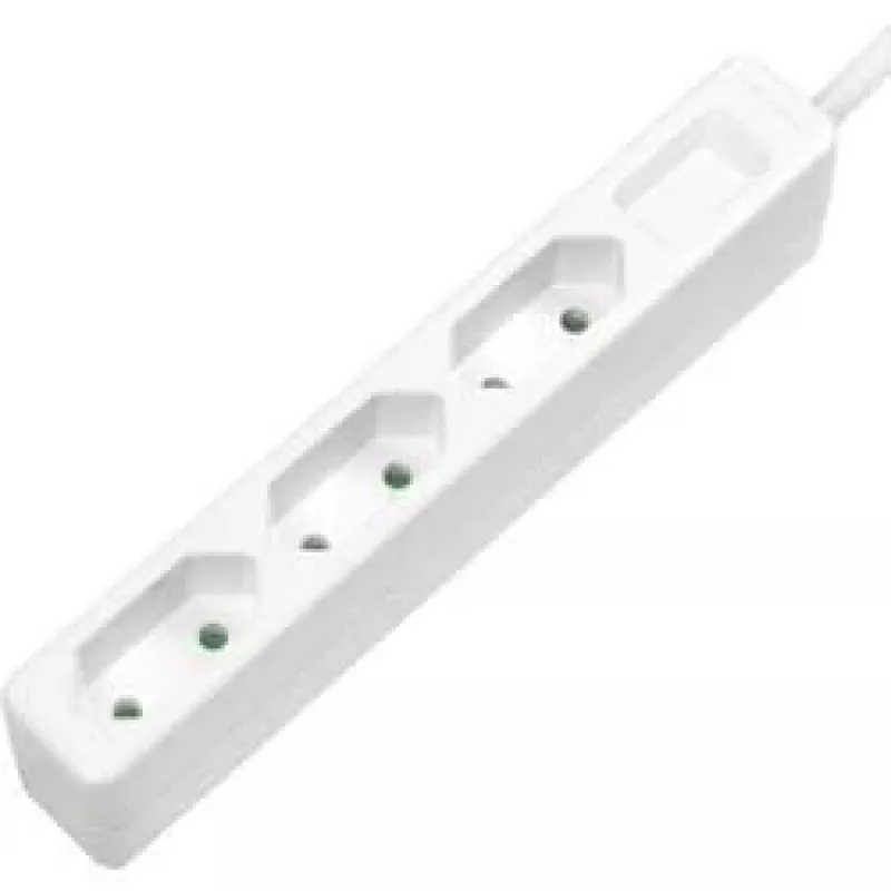 Alargador de corriente LogiLink LPS229 1,5 m 3 salidas AC interior blanco