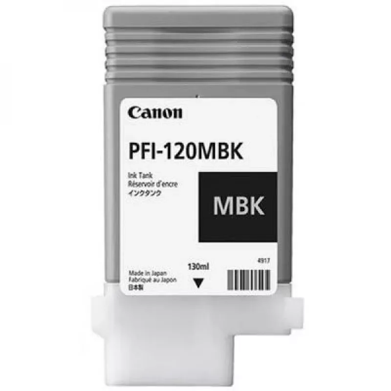 Cartucho de tinta Canon PFI-120MBK 1 ud. original negro mate