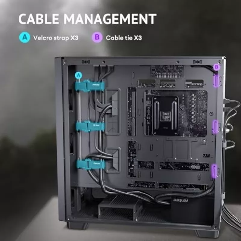 Antec 0-761345-10133-2 Caja de ordenador Torre Midi negra madera