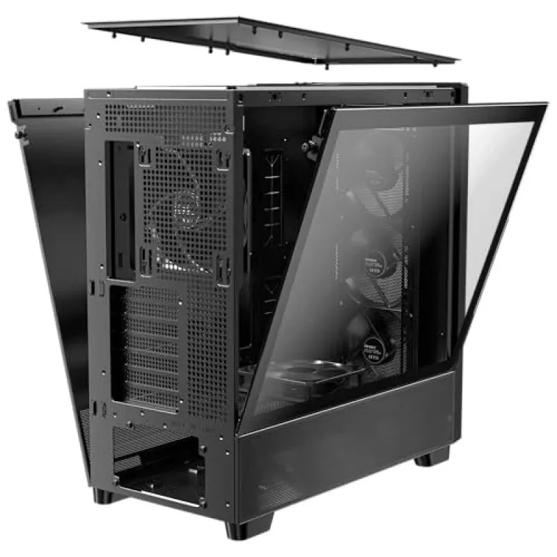 Antec 0-761345-10133-2 Caja de ordenador Torre Midi negra madera