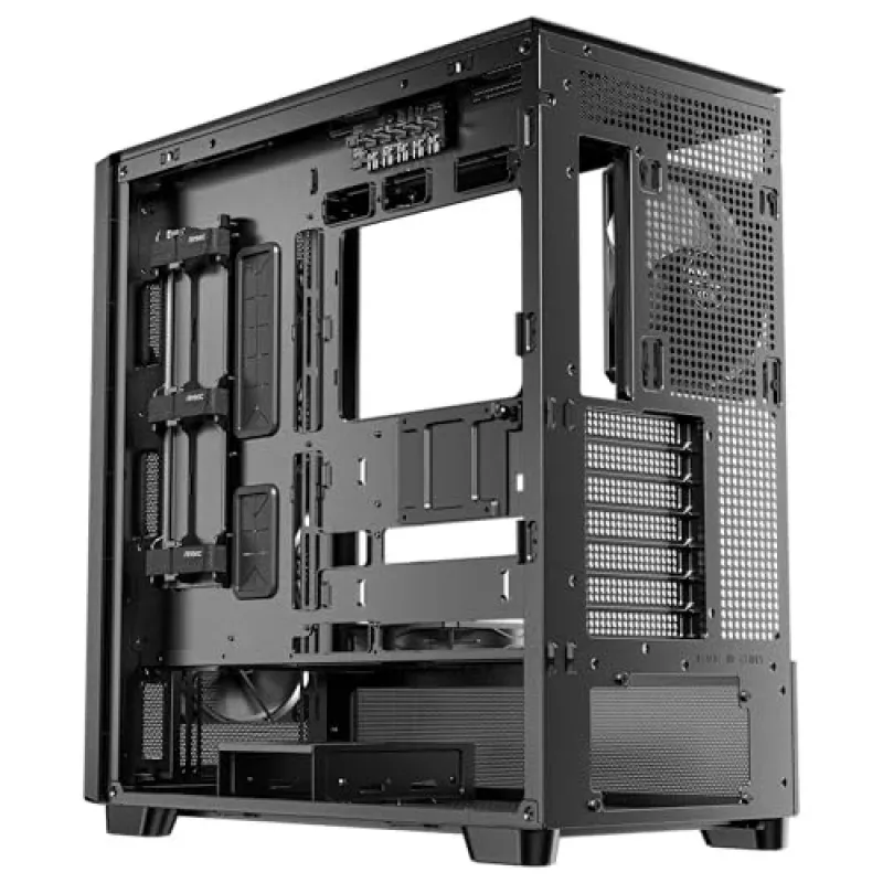 Antec 0-761345-10133-2 Caja de ordenador Torre Midi negra madera