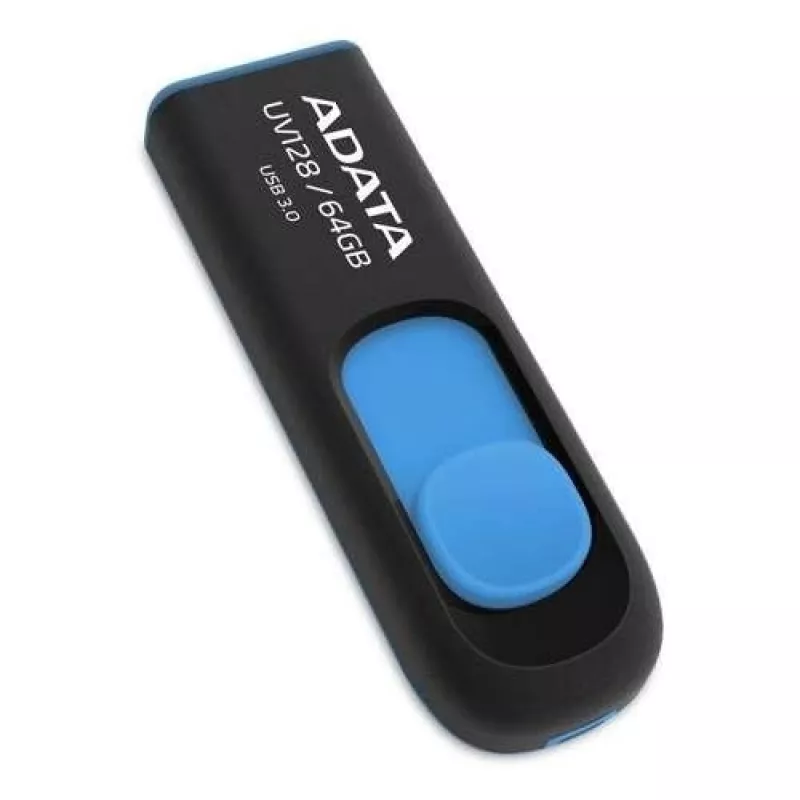 ADATA 64GB DashDrive UV128 USB Stick USB Type-A 3.2 Gen 1 (3.1 Gen 1) Negro, Azul
