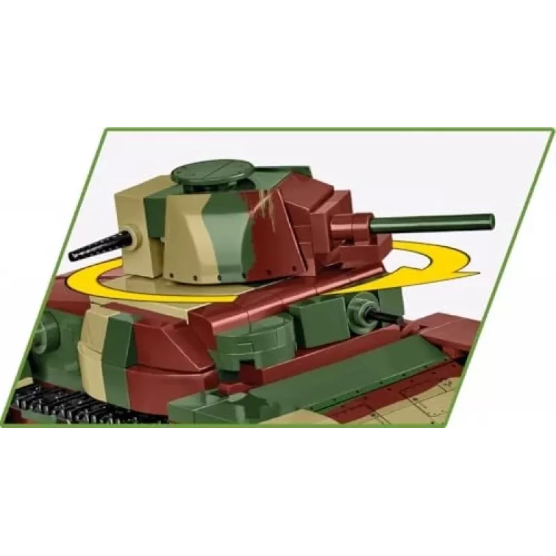 Cobi Historical Collection WWII Typ 95 Ha-Go Tank, multicolor