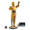 LEGO figura construible Star Wars C-3PO modelo 75398 — 1.138 piezas, 380 mm pieza de coleccionista para exposición