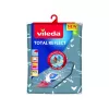Funda de tabla de planchar VILEDA Total Reflect azul gris blanco para tablas de planchar 1300 x 450 mm