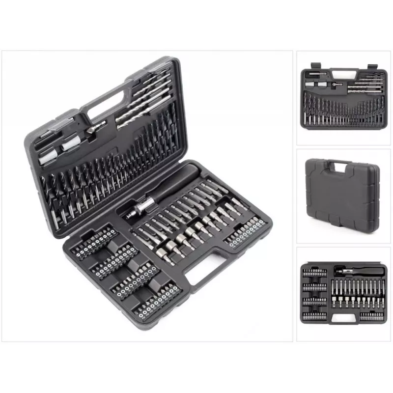 Juego de brocas DeWALT DT0109-QZ — 109 uds. para mampostería, metal y madera con maletín