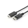 Cable adaptador DisplayPort 1.2 con bloqueo 4K 60Hz UHD Type DP/HDMI A M/M negro 2 m