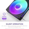NZXT F280 RGB Core 140mm ARGB PWM Pack de 2 Negro