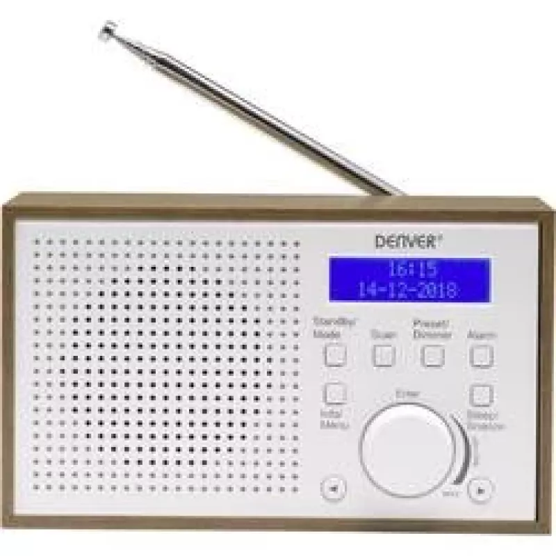 Denver DAB-46 radio portátil DAB, blanca