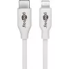 Goobay | Cable de carga y sincronización Lightning - USB-C | USB-C macho a Apple Lightning macho (8 pines) | USB-C macho