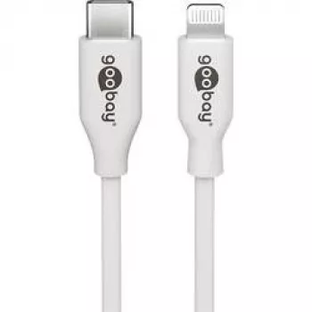 Cable USB Goobay 39446 USB 2.0 conector USB-C macho conector Apple Lightning macho 1m